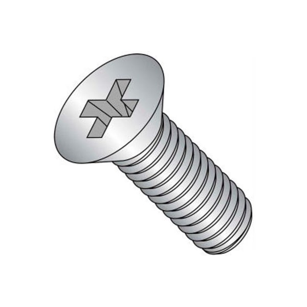 M5 x 0.8 x 12mm - Machine Screw - Phillips Flat Head - 304 Stainless Steel - DIN 965 - Pkg of 100